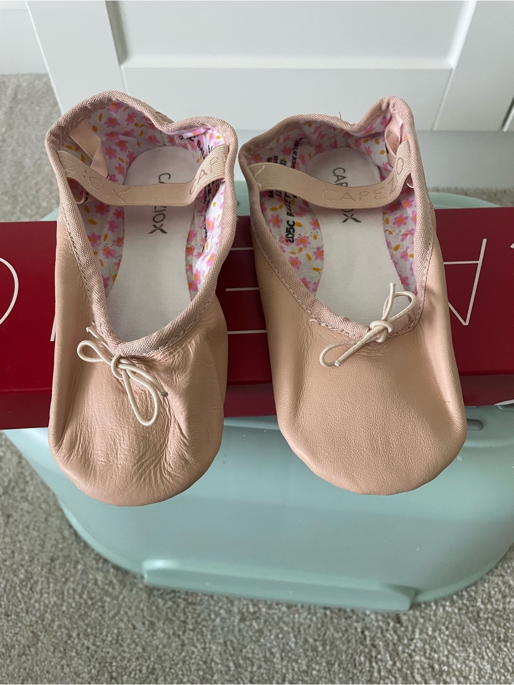 NWT Capezio Girls' Pink Leather Ballet shoes